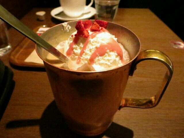 上島珈琲店 苺ミルク珈琲 上島珈琲店 苺ミルク珈琲