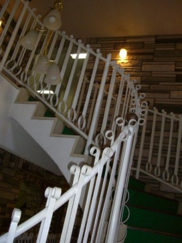 特徴のある螺旋階段