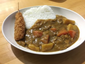 カツカレーならぬ串カツカレー